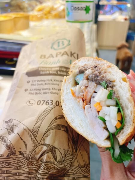 Món bánh mì Bapaki tạo cảm giác khác biệt mà khó nơi nào có thể mang lại